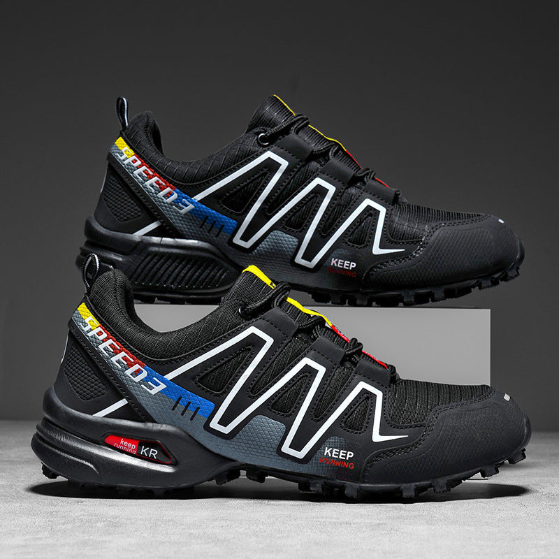 Damen Sportliche Trail-Sneakers mit rutschfester Sohle und atmungsaktivem Obermaterial EB