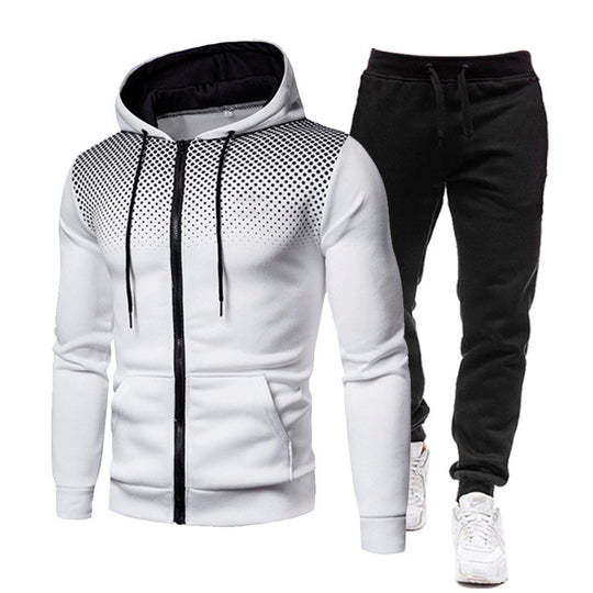 Herren Hoodie- und Jogginghose Set mit atmungsaktivem Design EB