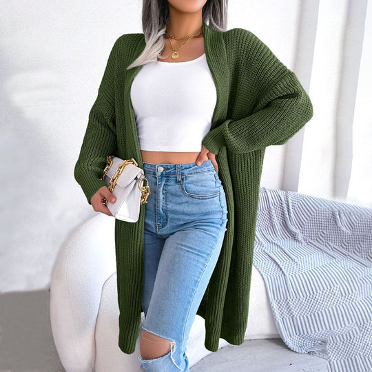 EB | Einfarbige Strickjacke für Elegante Outfits
