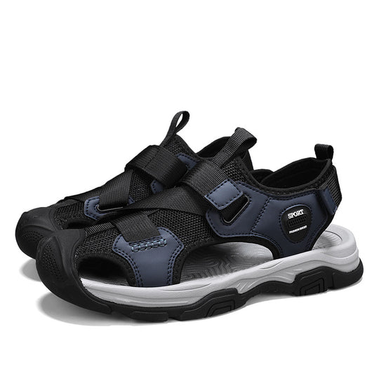 Damen Sportliche Freizeitsandalen mit verstellbarem Klettverschluss und rutschfester Sohle EB