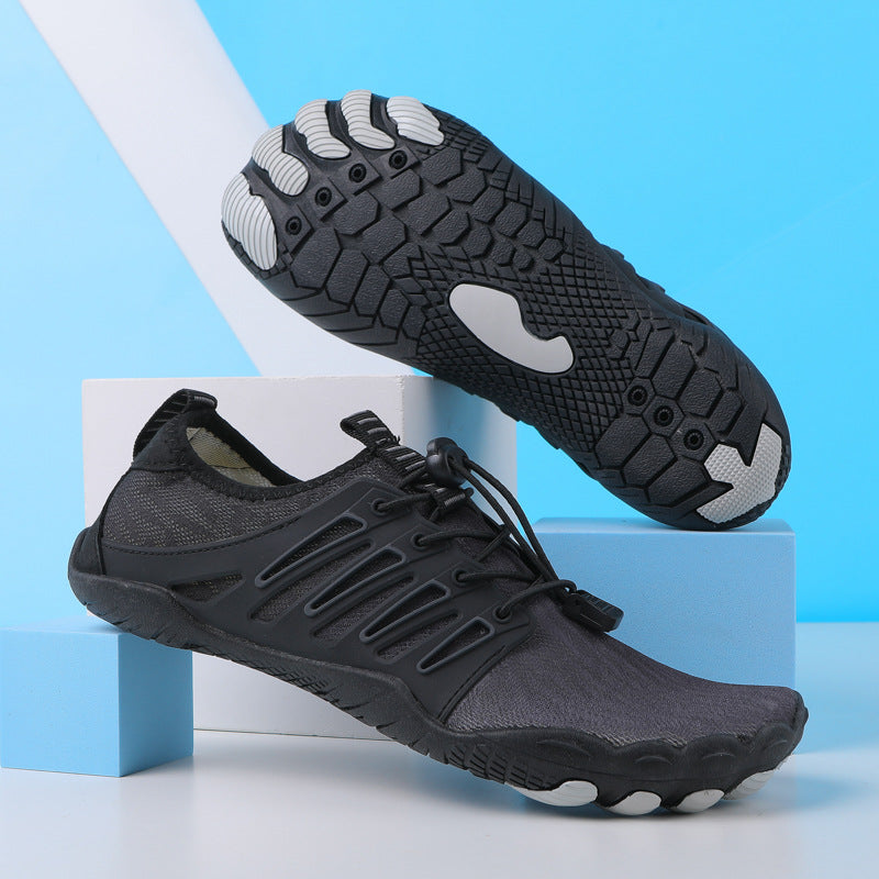 Damen Flexible Schwimmschuhe mit schnell trocknendem Obermaterial und rutschfester Sohle EB