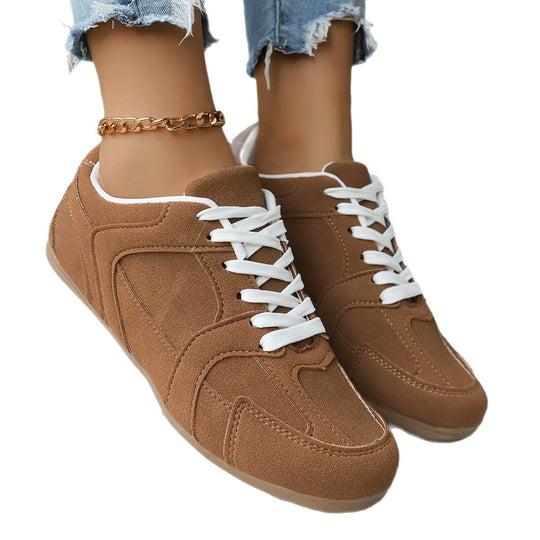 Damen Sportliche Sneakers mit atmungsaktiver Oberflächenstruktur EB