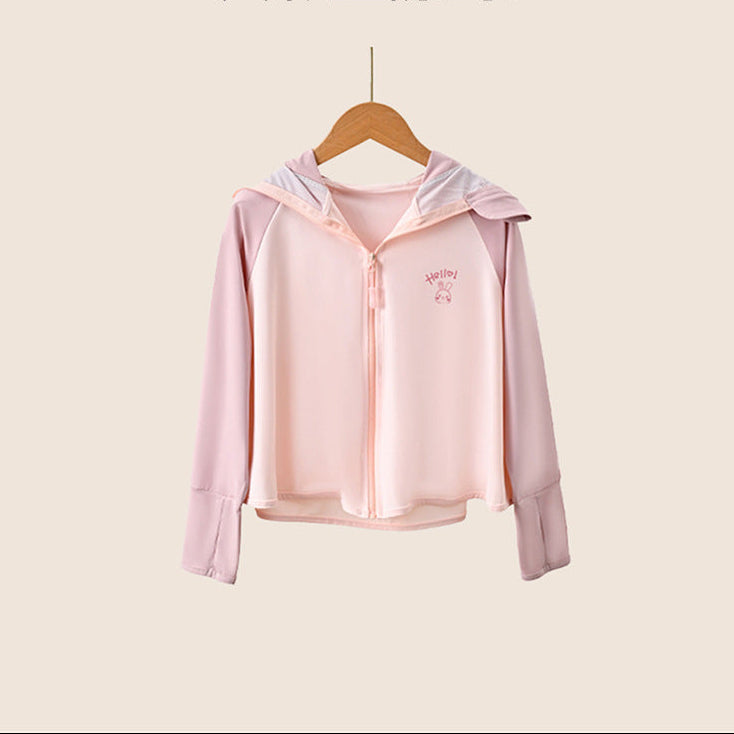 Damen leichte und atmungsaktive Sportjacke mit Kapuze EB