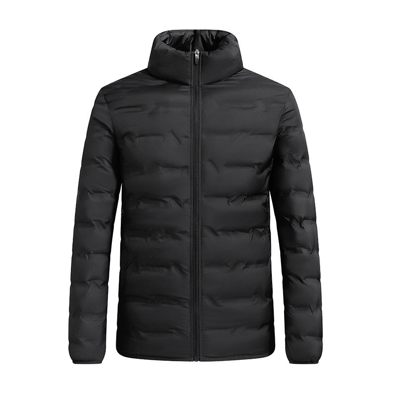 Herren leichte Steppjacke mit thermischer Füllung und Stehkragen EB