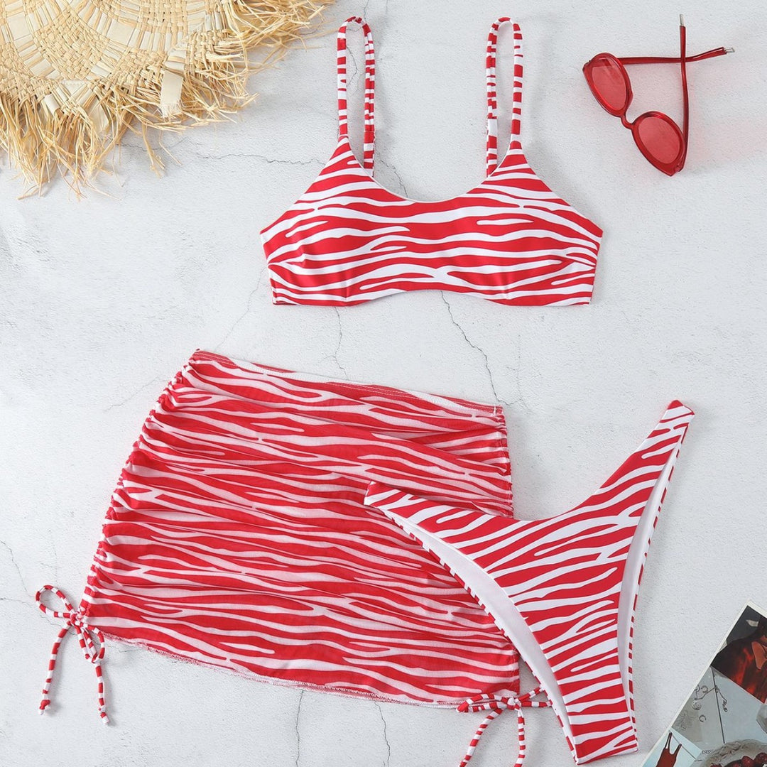 Damen Bikini-Set mit eleganter Wendewickelrock-Optik EB