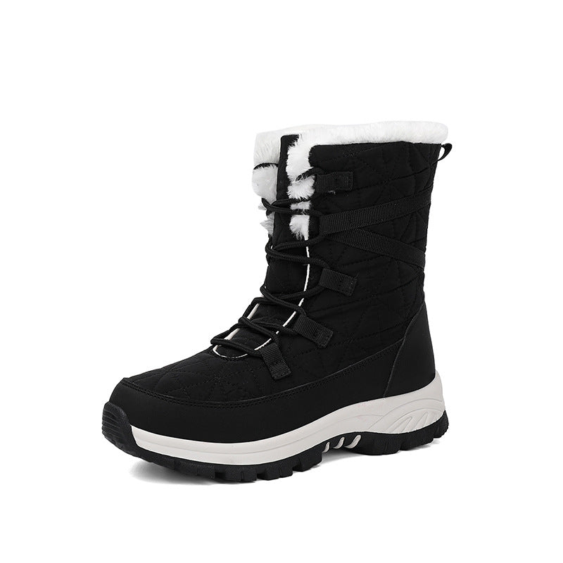 Damen Winterstiefel mit isoliertem Futter und rutschfester Sohle EB