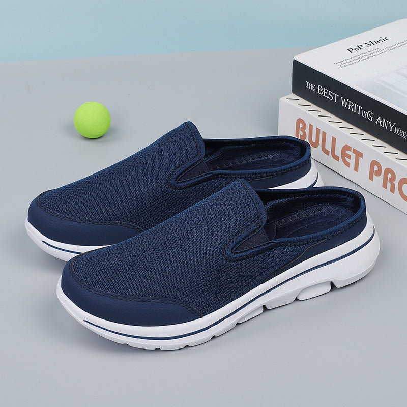 Damen Sportliche Slip-On Freizeitschuhe mit atmungsaktivem Obermaterial EB