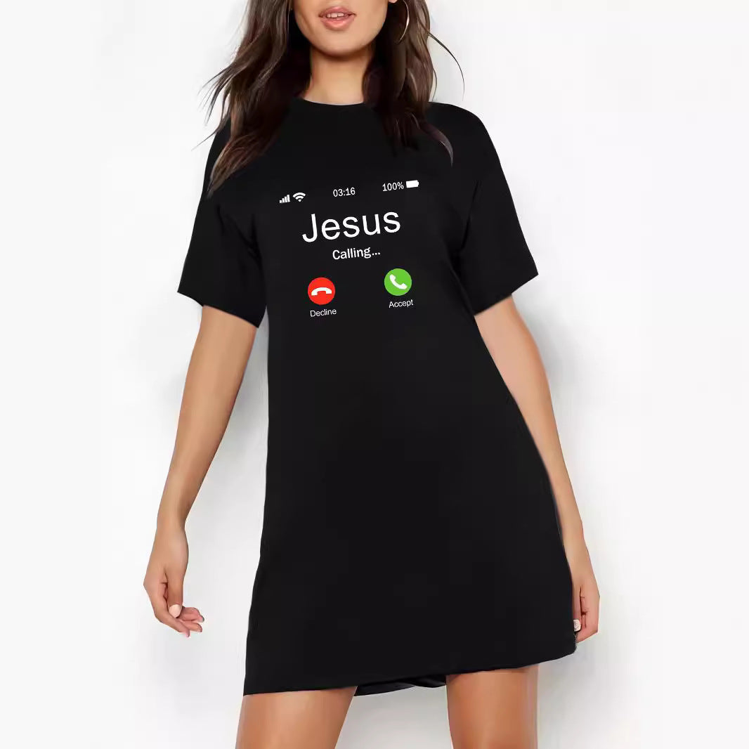 Damen Oversized T-Shirt mit inspirierendem Schriftzug und auffälligem Grafikdesign EB