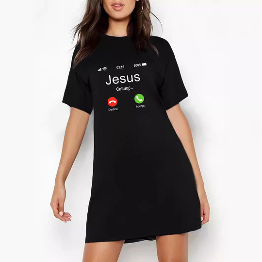Damen Oversized T-Shirt mit inspirierendem Schriftzug und auffälligem Grafikdesign EB