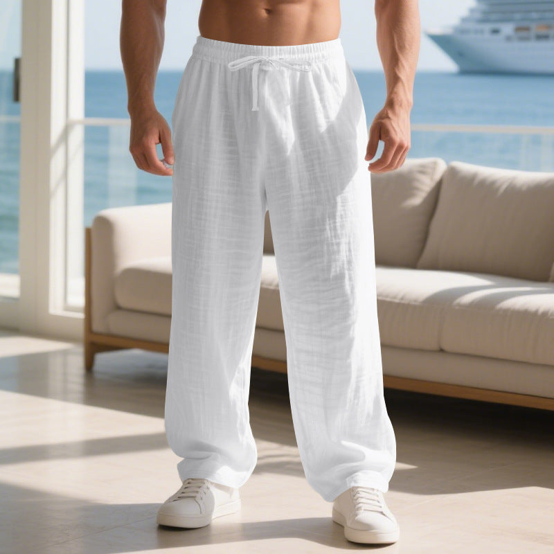 Herren Bequeme Sommerhose mit elastischem Bund EB