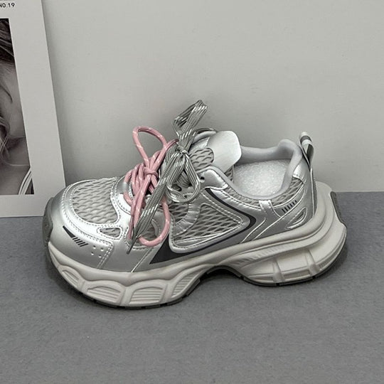 Damen Sportliche Lauf-Sneaker mit atmungsaktiver Netzstruktur und trendigem Design EB