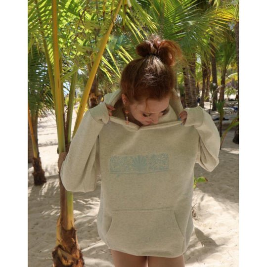 Damen Oversized Kapuzenpullover mit kreativer Grafik und bequemer Passform EB