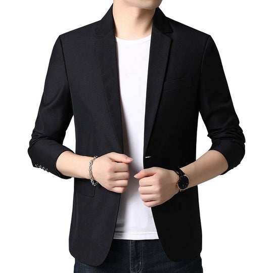 Herren Schlankes Business-Sakko mit minimalistischem Design und Stretch-Komfort EB