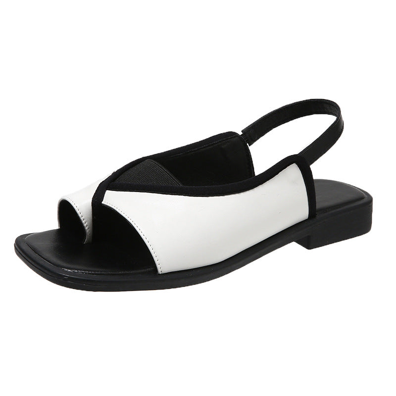 Damen Sling-Sandalen mit modischem Schlangenmuster EB