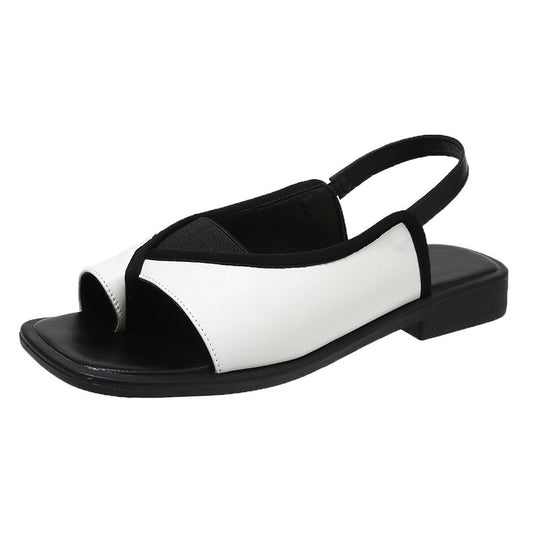 Damen Sling-Sandalen mit modischem Schlangenmuster EB