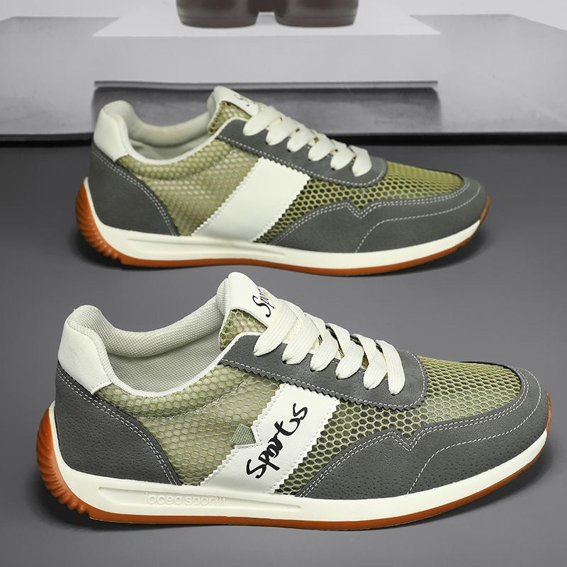 Damen Sportliche Sneaker mit atmungsaktivem Mesh-Obermaterial und rutschfester Sohle EB