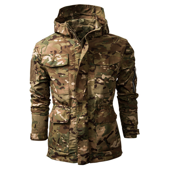 Herren Outdoor-Jacke mit camouflage Design und praktischen Taschen EB