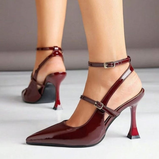 Damen Elegante Slingback High Heels EB