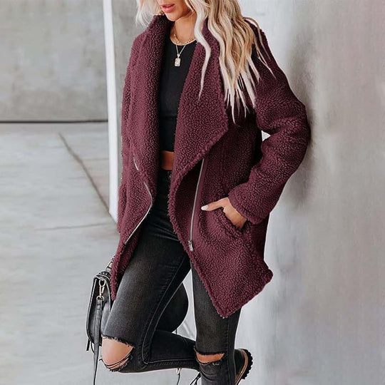 EB | Sherpa Jacke Polyester Weich, Warm