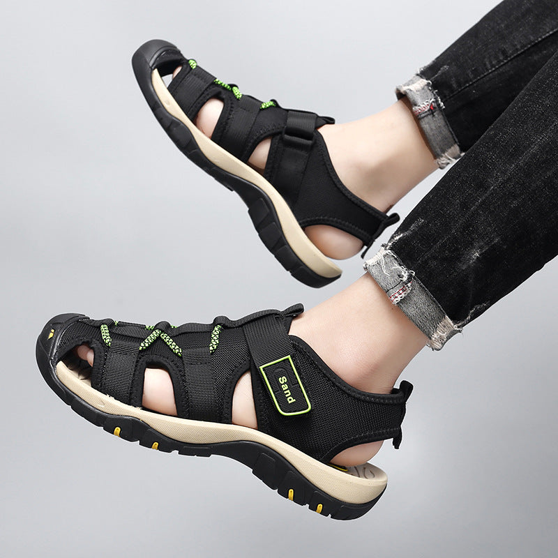 Damen Sportliche Freizeitsandalen mit rutschfester Sohle und verstellbaren Riemen EB
