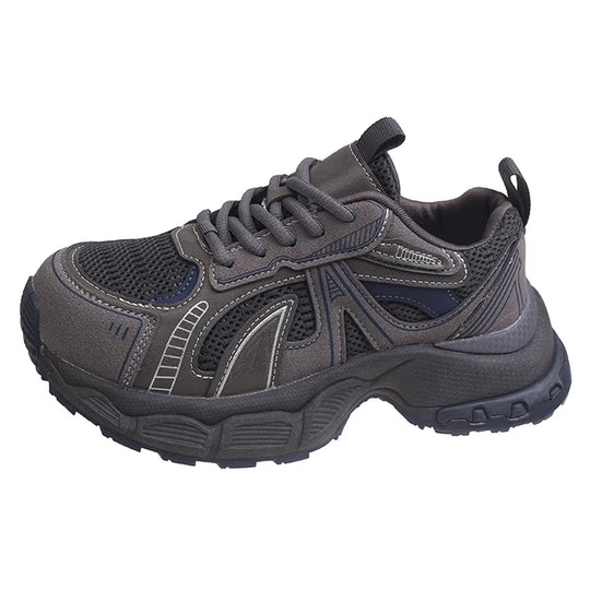 Damen Sportliche Atmungsaktive Sneakers mit gepolsterter Sohle und rutschfester Außensohle EB