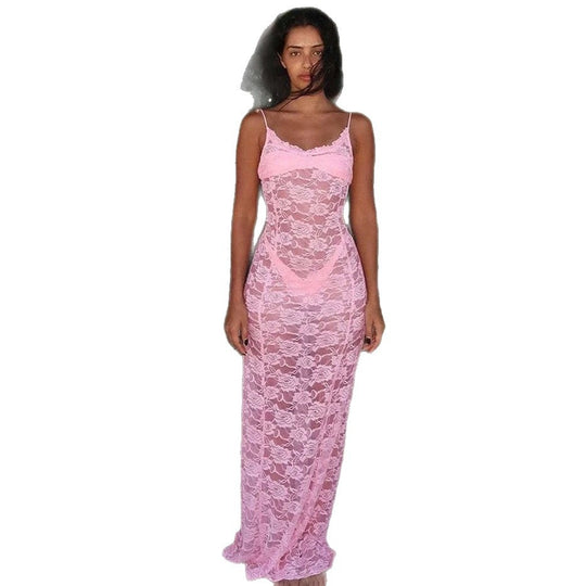Damen Spitzenkleid im eleganten A-Linien-Schnitt EB