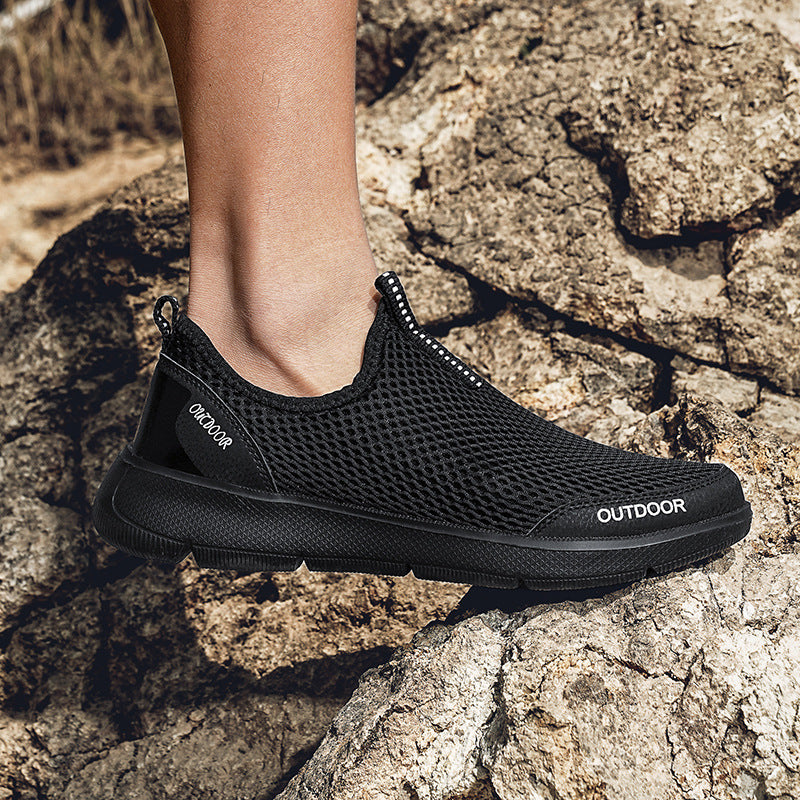 Damen Atmungsaktive Outdoor-Schuhe mit flexibler Sohle und rutschfester Laufsohle EB