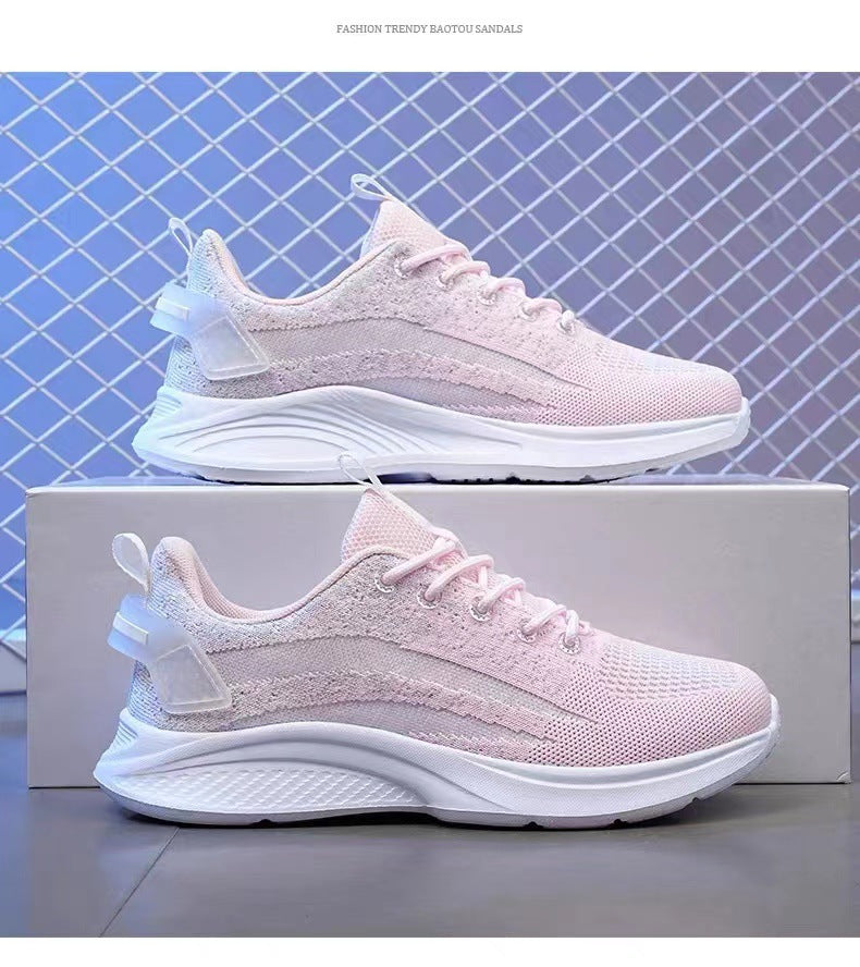 Damen Sportliche Sneakers mit flexibler Dämpfung und atmungsaktivem Obermaterial EB