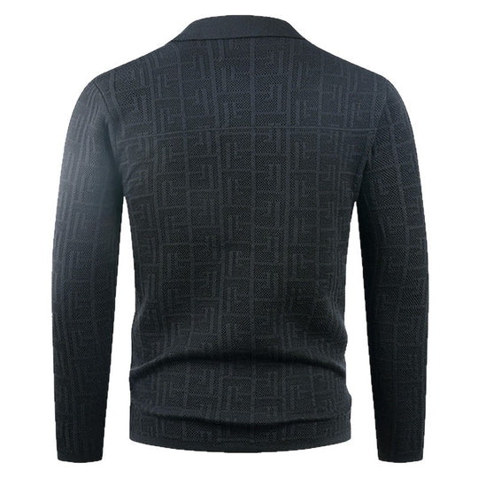 Herren modische Strickjacke mit einzigartigem Muster EB