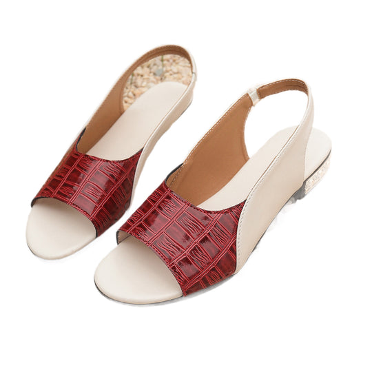 Damen Sling-Sandalen mit elegantem Blockabsatz EB