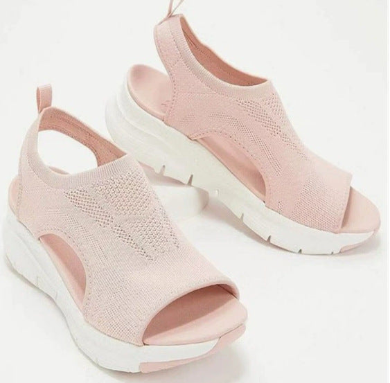 Damen sportliche und stilvolle Zehentrenner-Sandalen mit ergonomischem Design EB