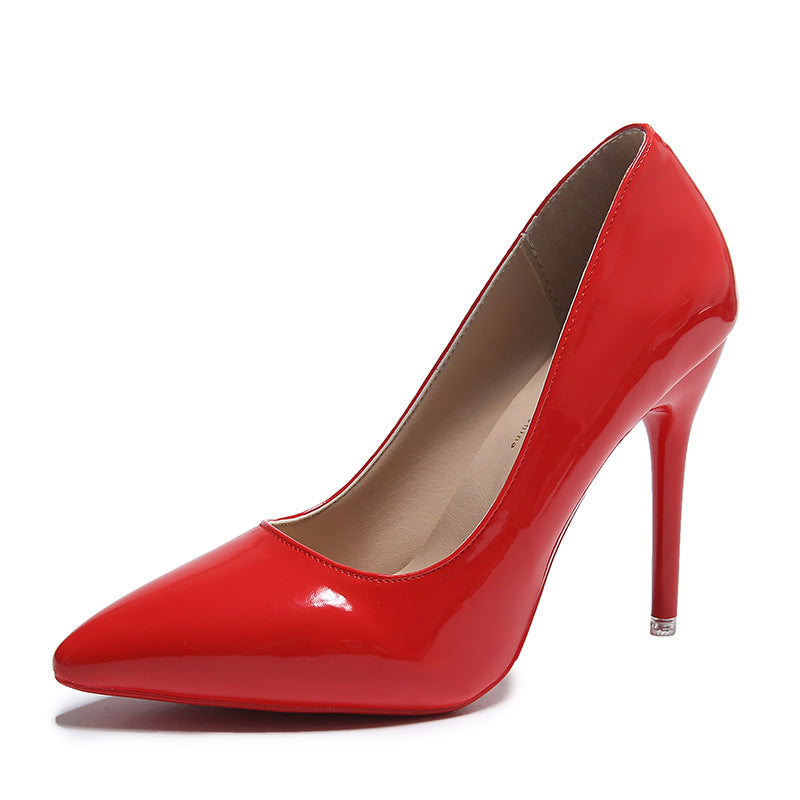 Damen elegante Stiletto-Pumps mit modischer Spitzenform EB