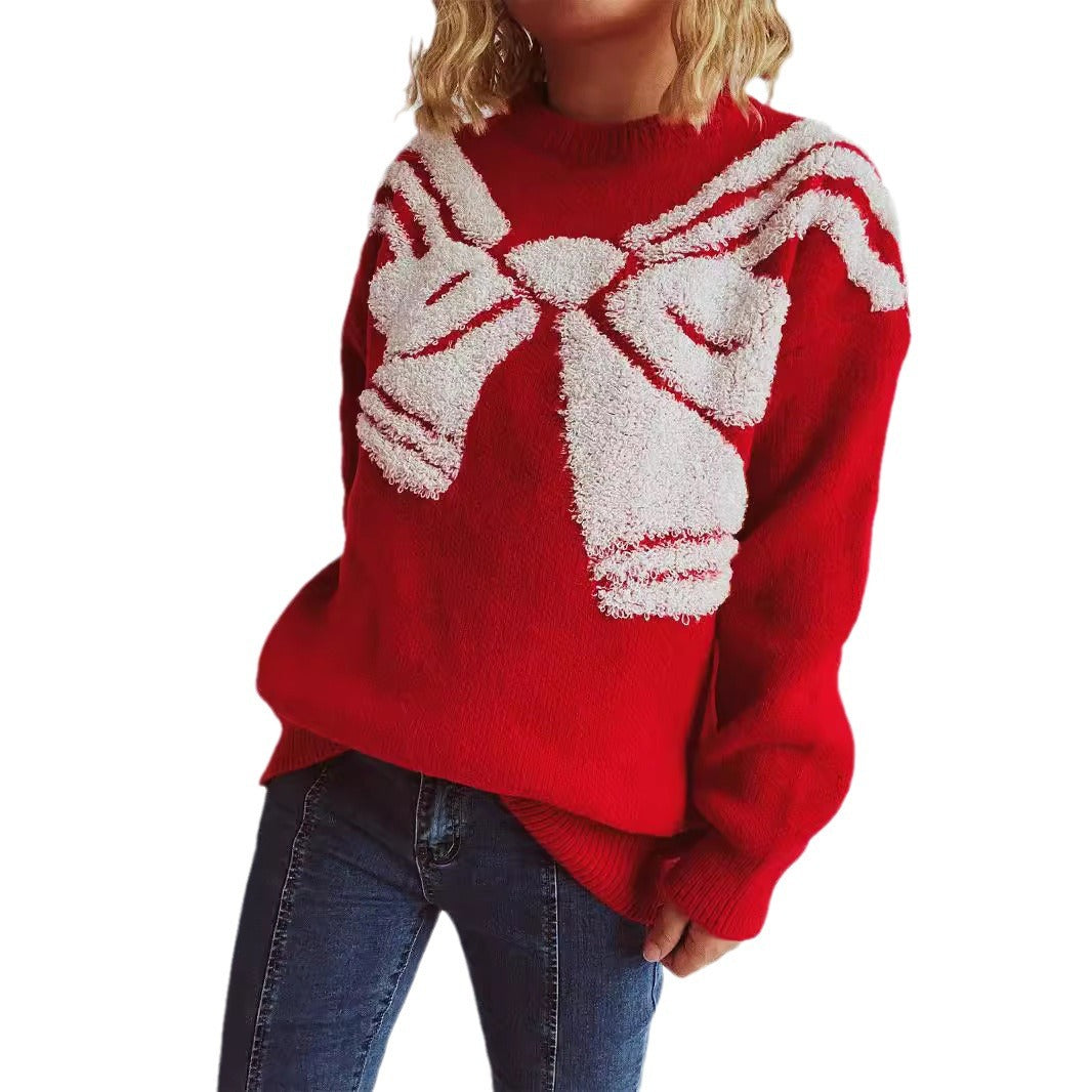 Damen Strickpullover mit festlichem Design und weichem Material EB