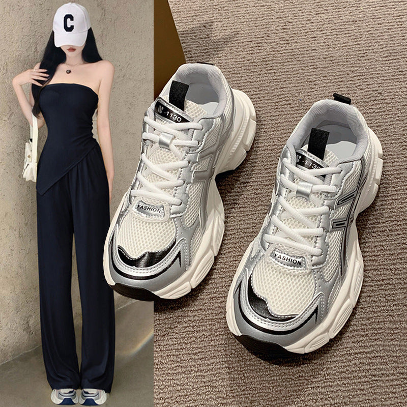 Damen Sportliche Sneakers mit innovativer Dämpfungstechnologie und atmungsaktiver Oberflächenstruktur EB