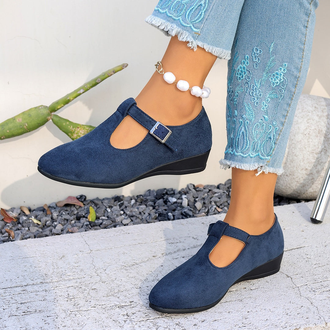 Damen Halbschuhe mit elegantem Riemendesign EB
