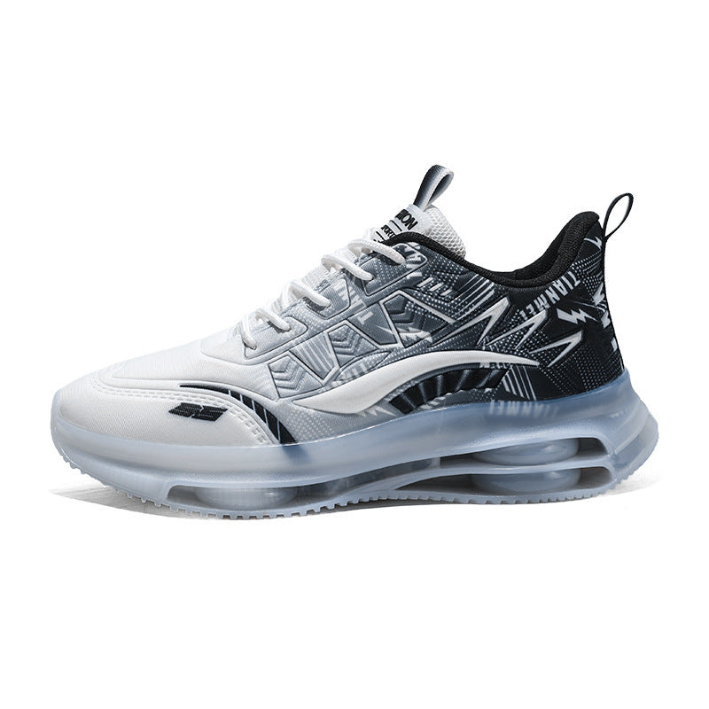 Damen Sportliche Air Cushion Sneakers mit atmungsaktiver Mesh-Oberfläche EB