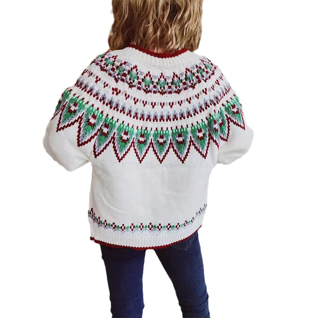 Damen Strickjacke mit festlichem Muster und hochwertiger Verarbeitung EB
