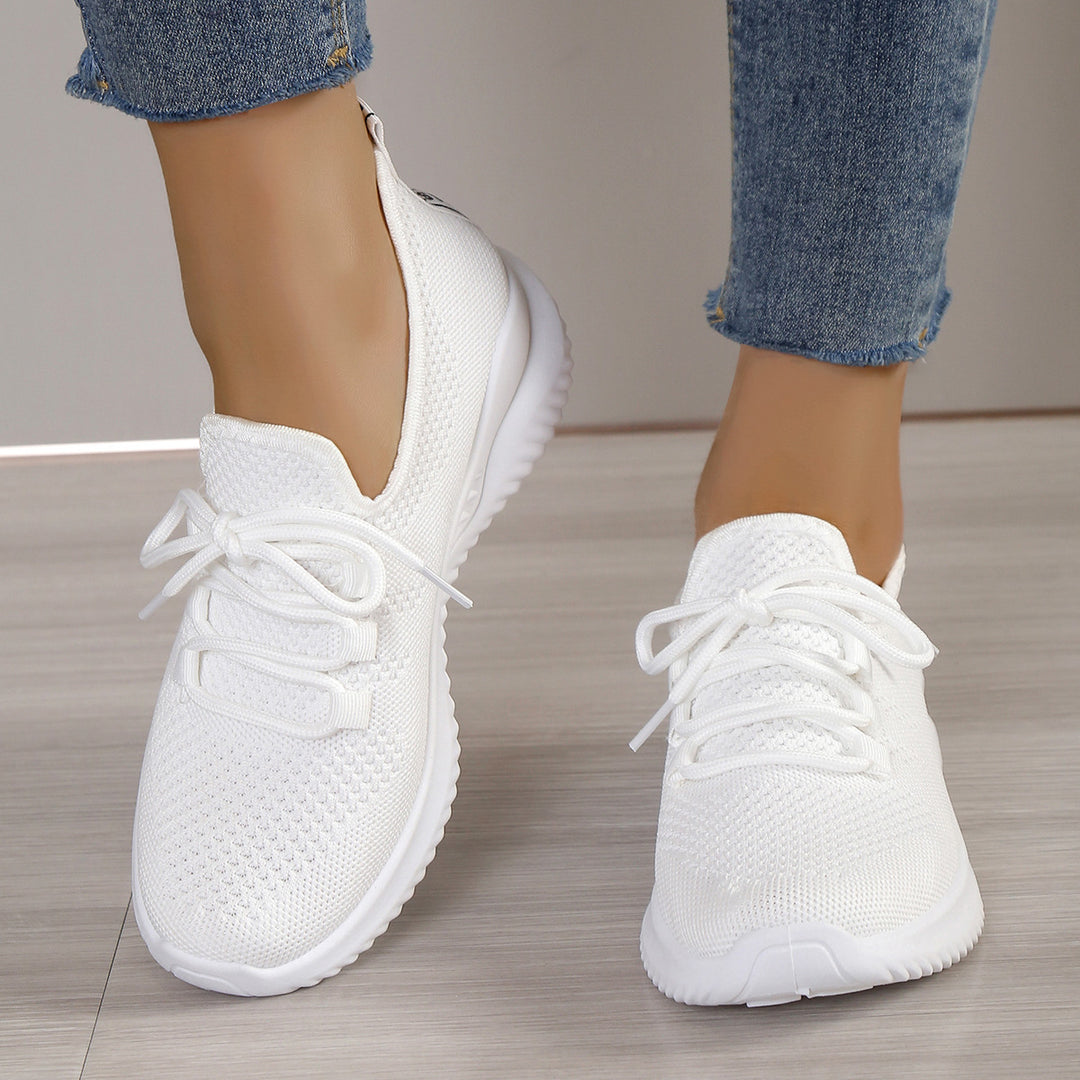 Damen Sportliche Lifestyle-Sneaker mit atmungsaktivem Obermaterial EB