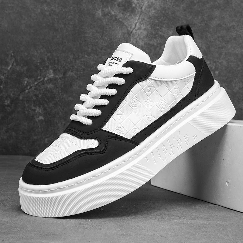 Damen Komfortable Sneakers mit trendigem Design und hoher Profilsohle EB