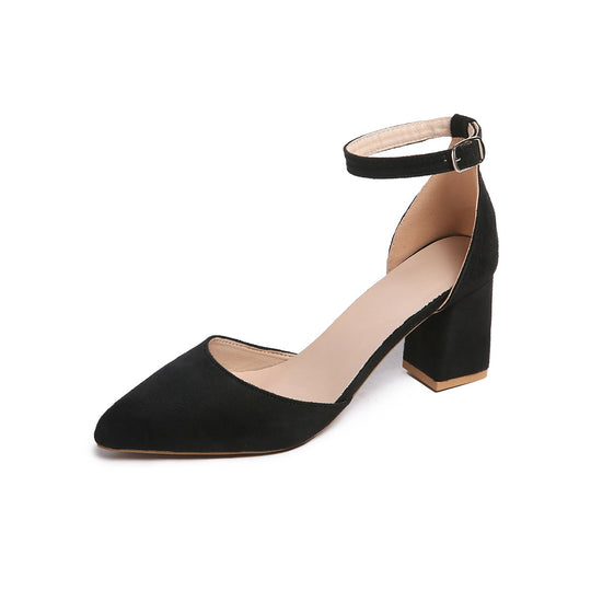Damen Slingback-Pumps mit eleganter künstlerischer Struktur und komfortablem Blockabsatz EB