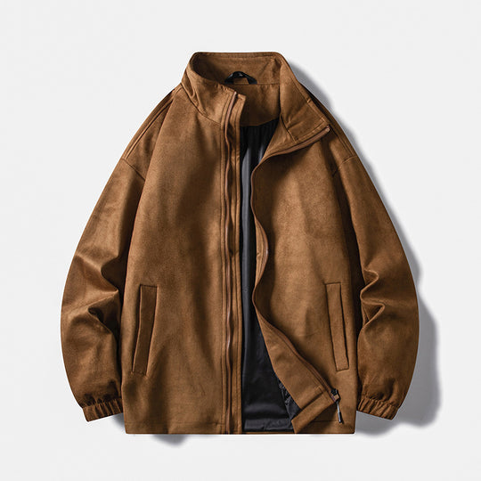 Herren Fleecejacke mit elastischen Bündchen und praktischen Taschen EB