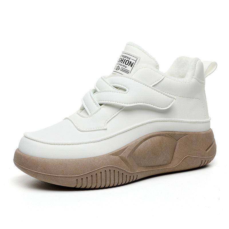 Damen hochgeschnittene Freizeitschuhe mit praktischen Klettverschlüssen EB