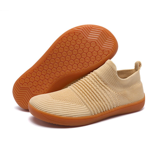 Unisex nan sockenähnlicher Stricksneaker mit elastischem Schaft und rutschfester Gummisohle EB