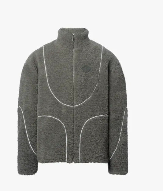 Damen Fleecejacke mit hohem Kragen und praktischen Reißverschlusstaschen EB