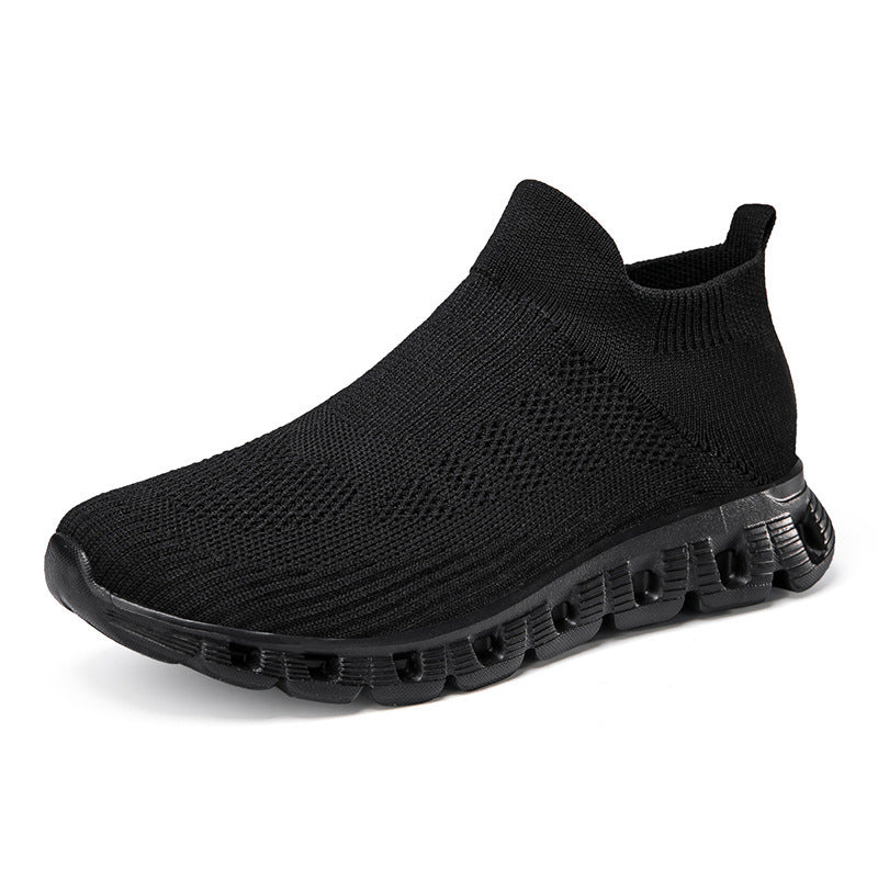 Damen Sportliche Slip-On Sneakers mit atmungsaktivem Obermaterial und flexiblem Sohlenprofil EB