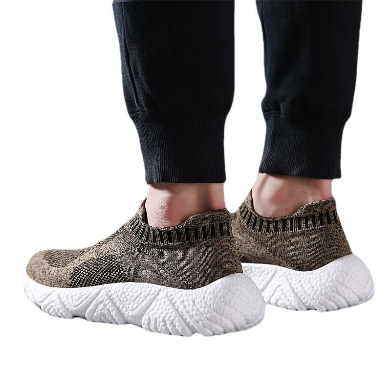 Damen Bequeme Slip-On Sneakers mit flexiblen Sohlen und atmungsaktivem Obermaterial EB