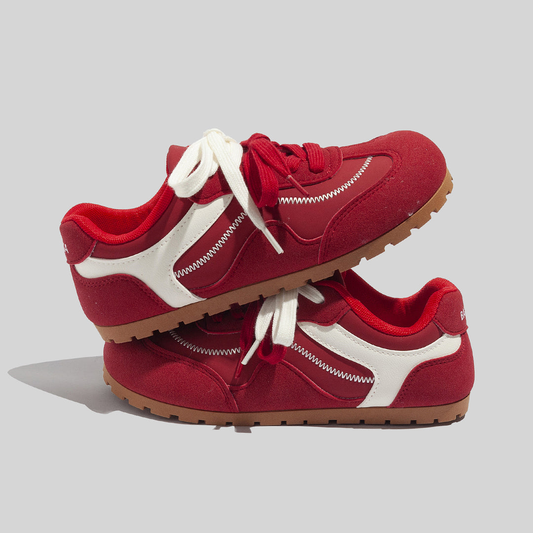 Damen Sportliche Lifestyle-Sneaker mit atmungsaktiver Mesh-Oberfläche und rutschfester Sohle EB