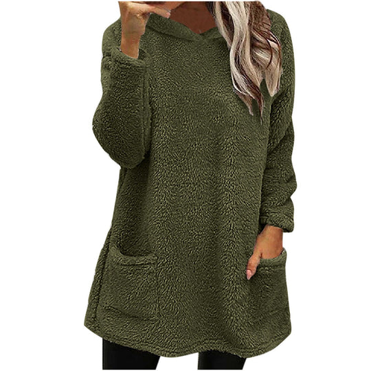 Damen Kuschelige Fleece-Pullover EB