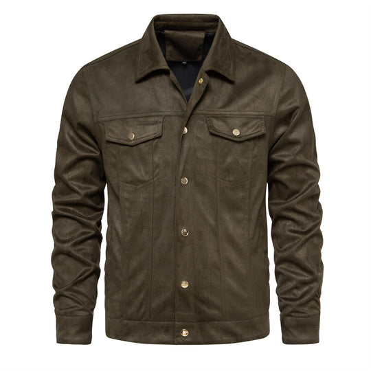 Herren jacke im Vintage-Stil mit praktischen Taschen EB