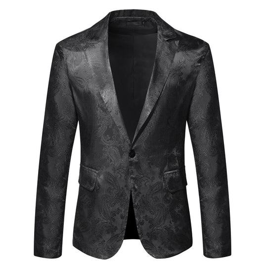 Herren eleganter Blazer mit Paisleymuster EB